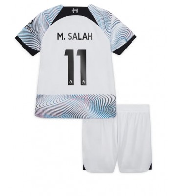 Liverpool Mohamed Salah #11 babykläder Bortatröja barn 2022-23 Korta ärmar (+ Korta byxor)